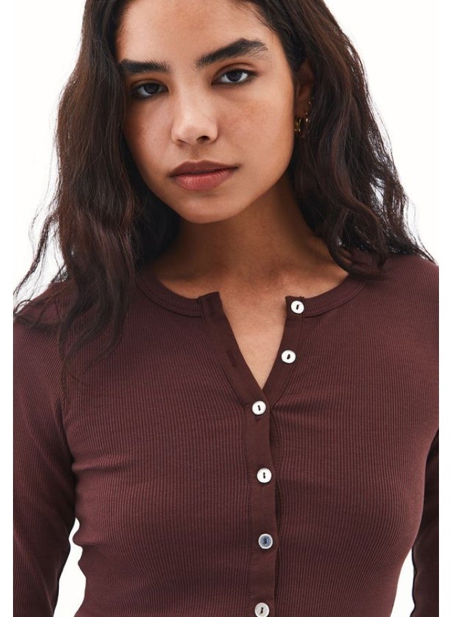 OXXO Crew Neck Button-Down T-Shirt - Image 2